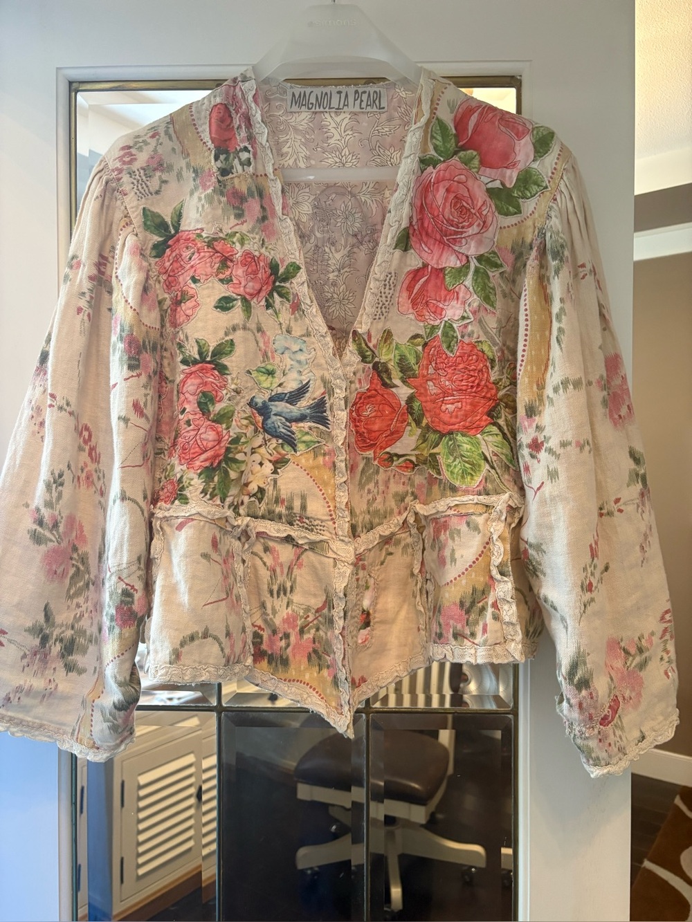 Magnolia Pearl applique MONIQUE Jacket